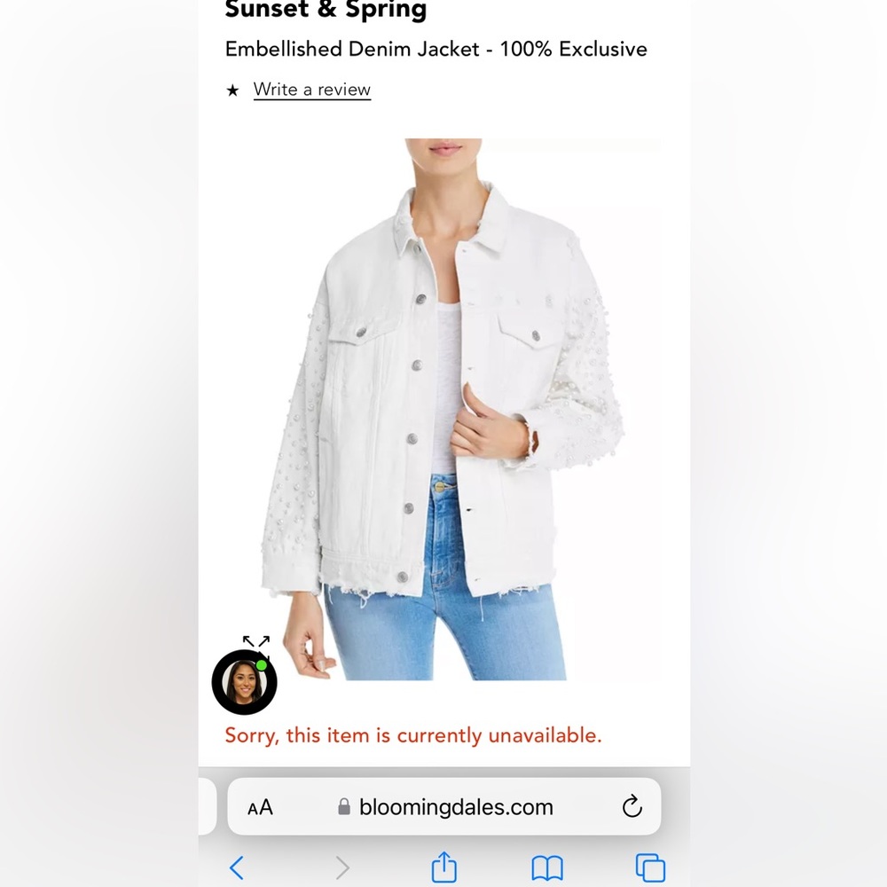 Sunset + Spring Boyfriend Denim Jacket!